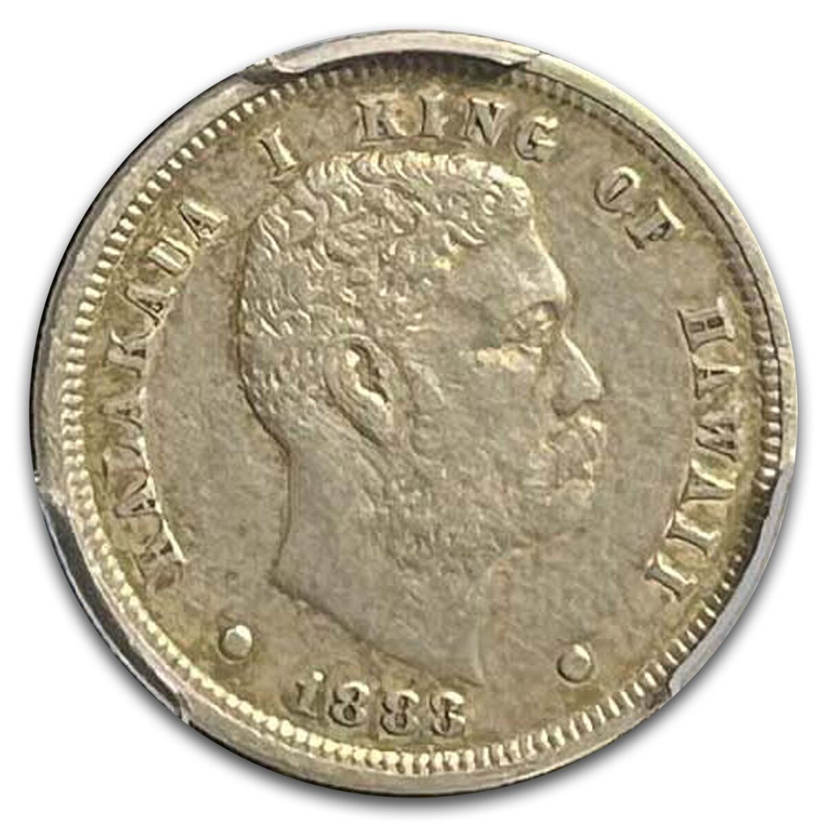 1883 Hawaii Ten Cents XF-45 PCGS