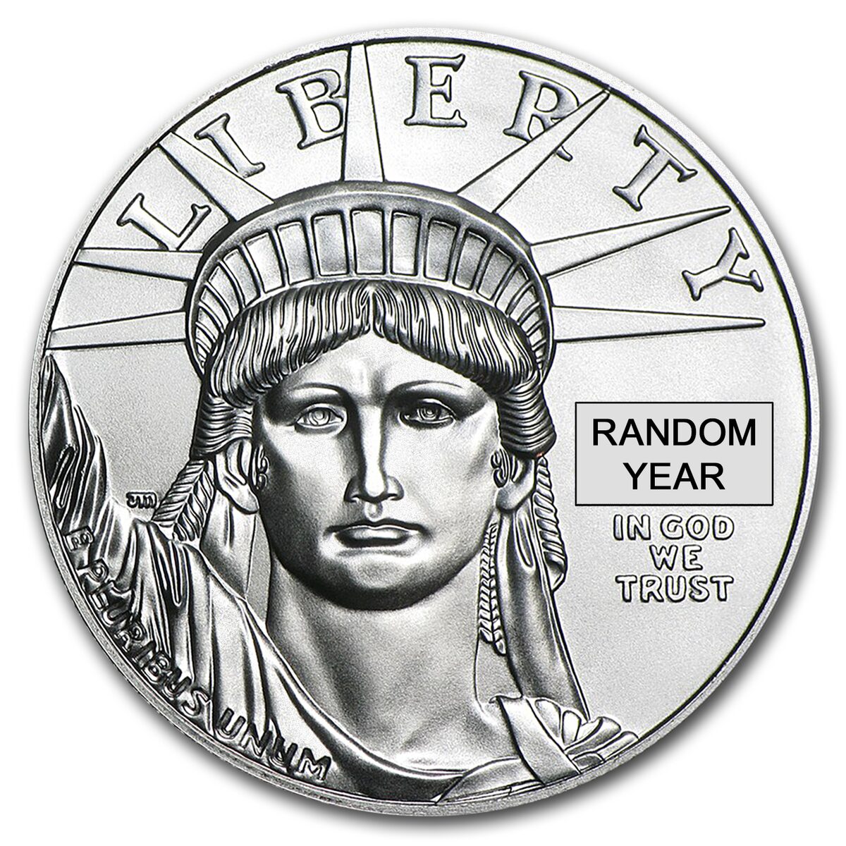 1 oz American Platinum Eagle MS-70 PCGS (Random Year)