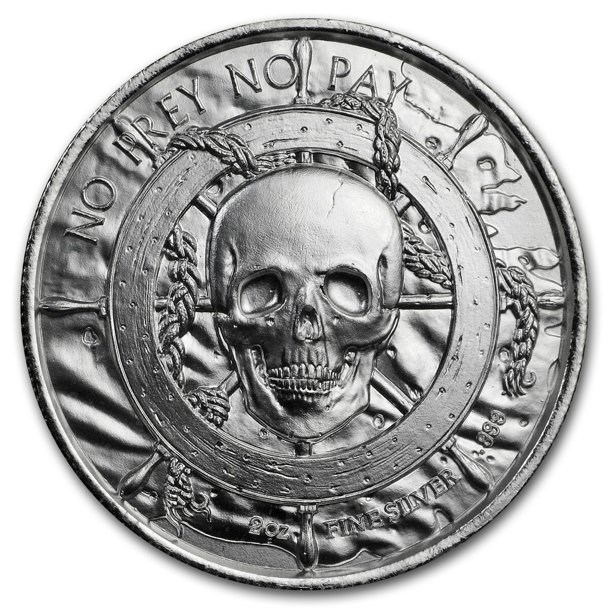 2 oz Silver UHR Round - Privateer Series: The White Whale