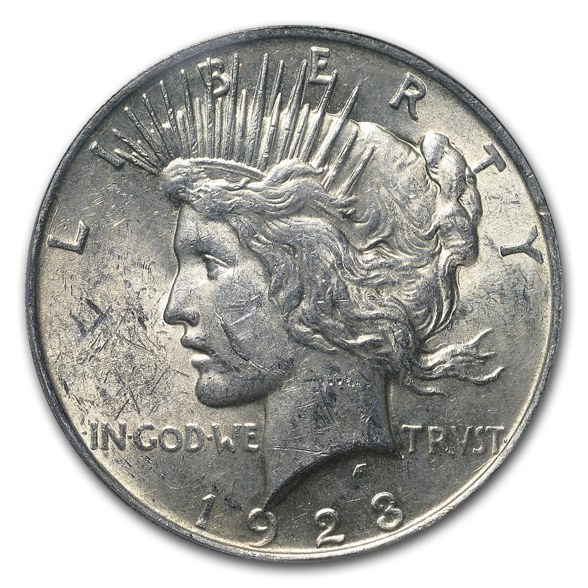 1923 Peace Dollar MS-61 PCGS (VAM-1A, Whisker Jaw, Top-50)