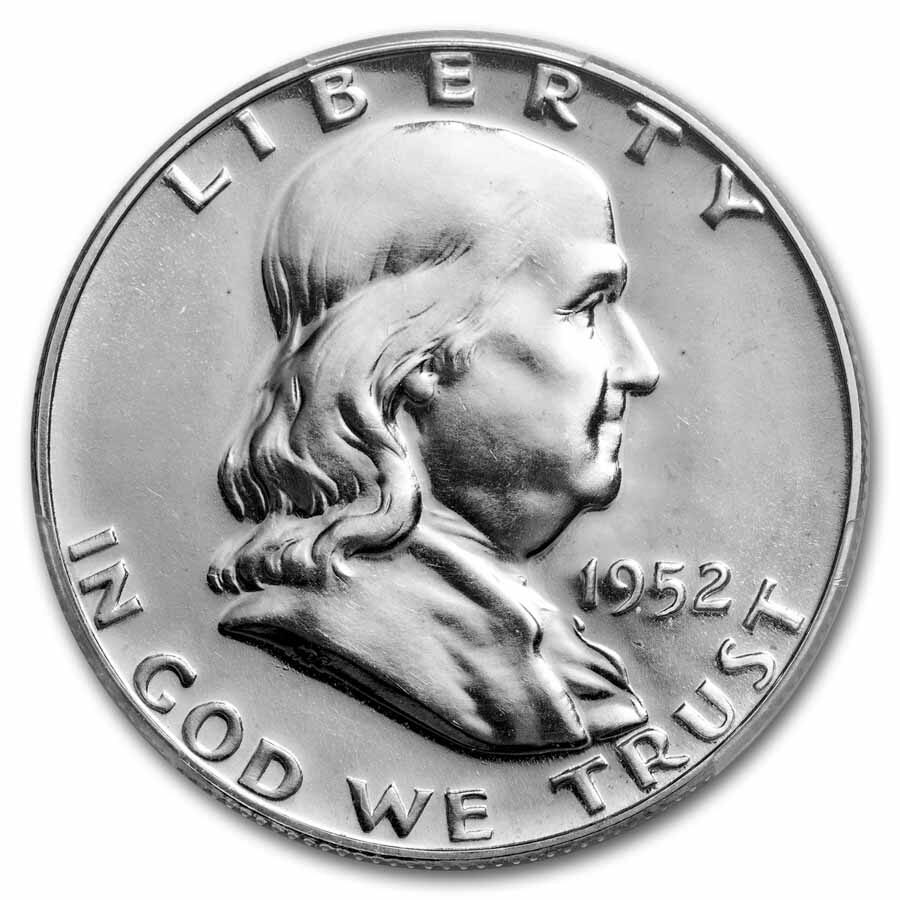 1952 Franklin Half Dollar PR-65 PCGS