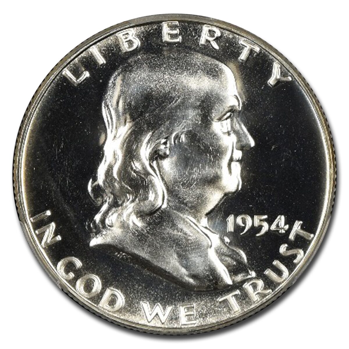 1954 Franklin Half Dollar PR-66 PCGS