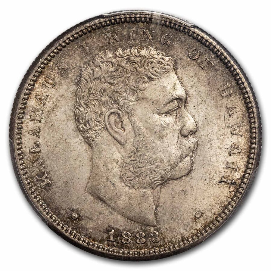 1883 Hawaii Half Dollar Kalakaua I MS-63 PCGS