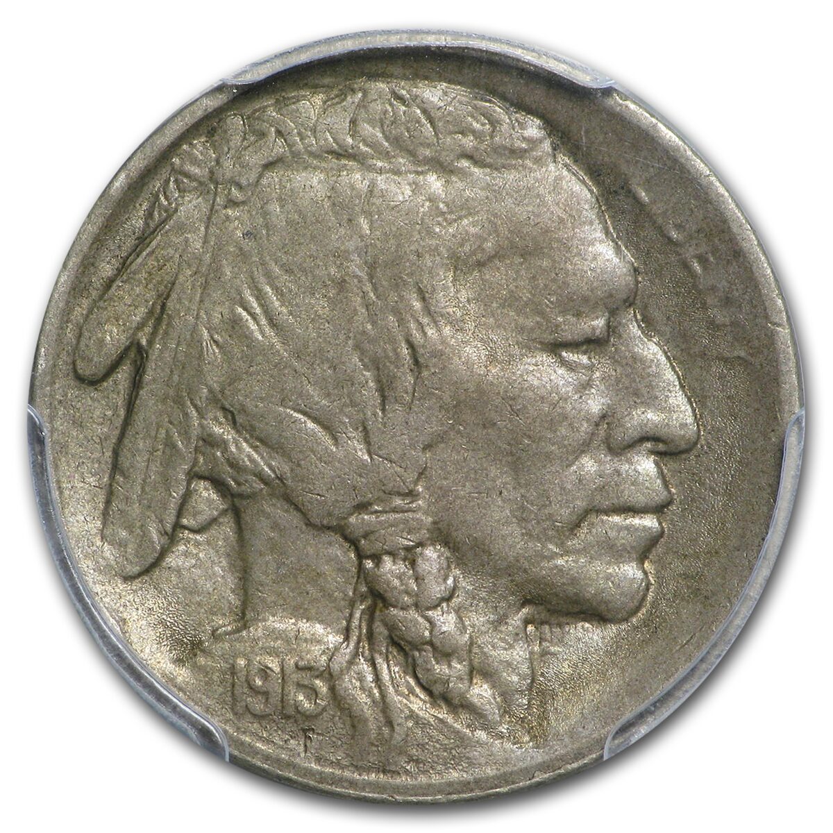 1913-S Buffalo Nickel Type-II AU-50 PCGS