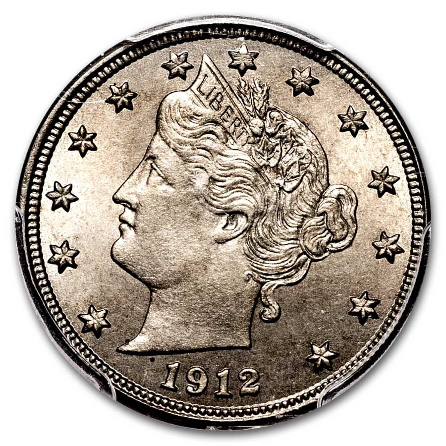 1912-D Liberty Head V Nickel MS-65 PCGS