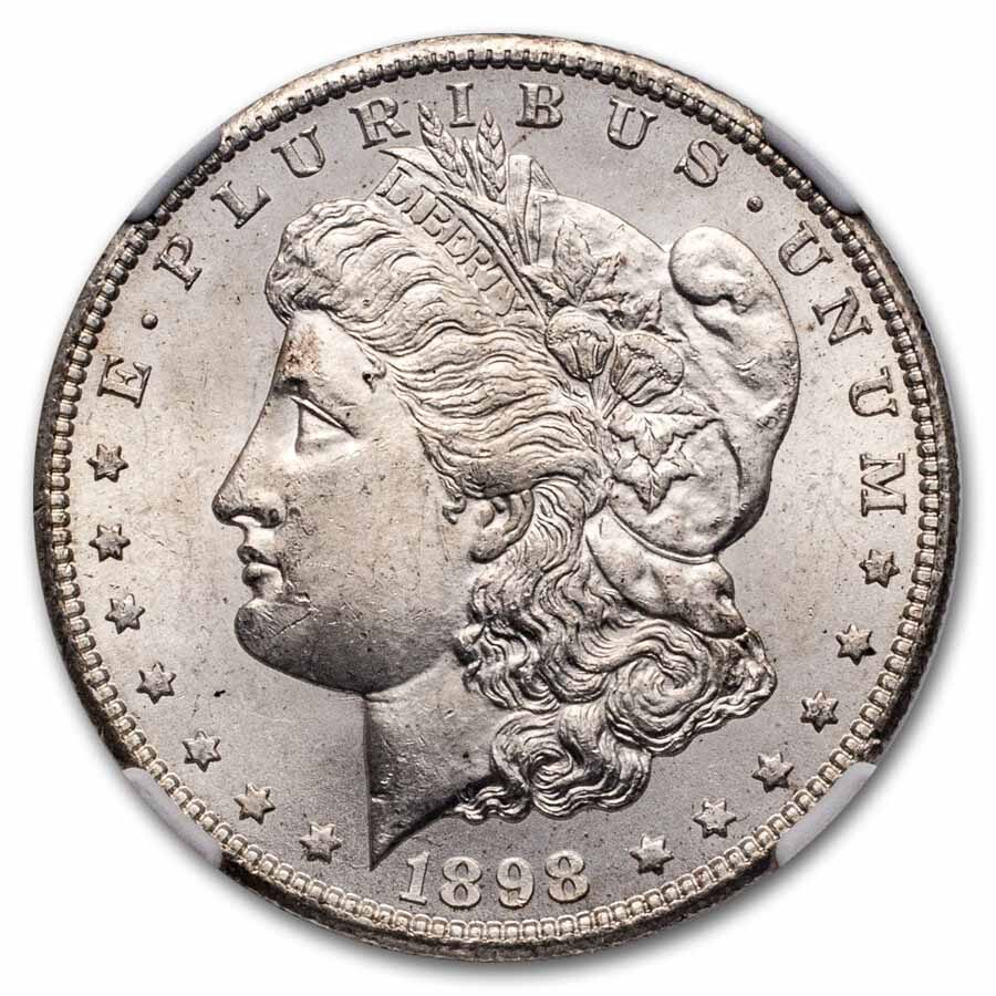1898-S Morgan Dollar MS-63 NGC