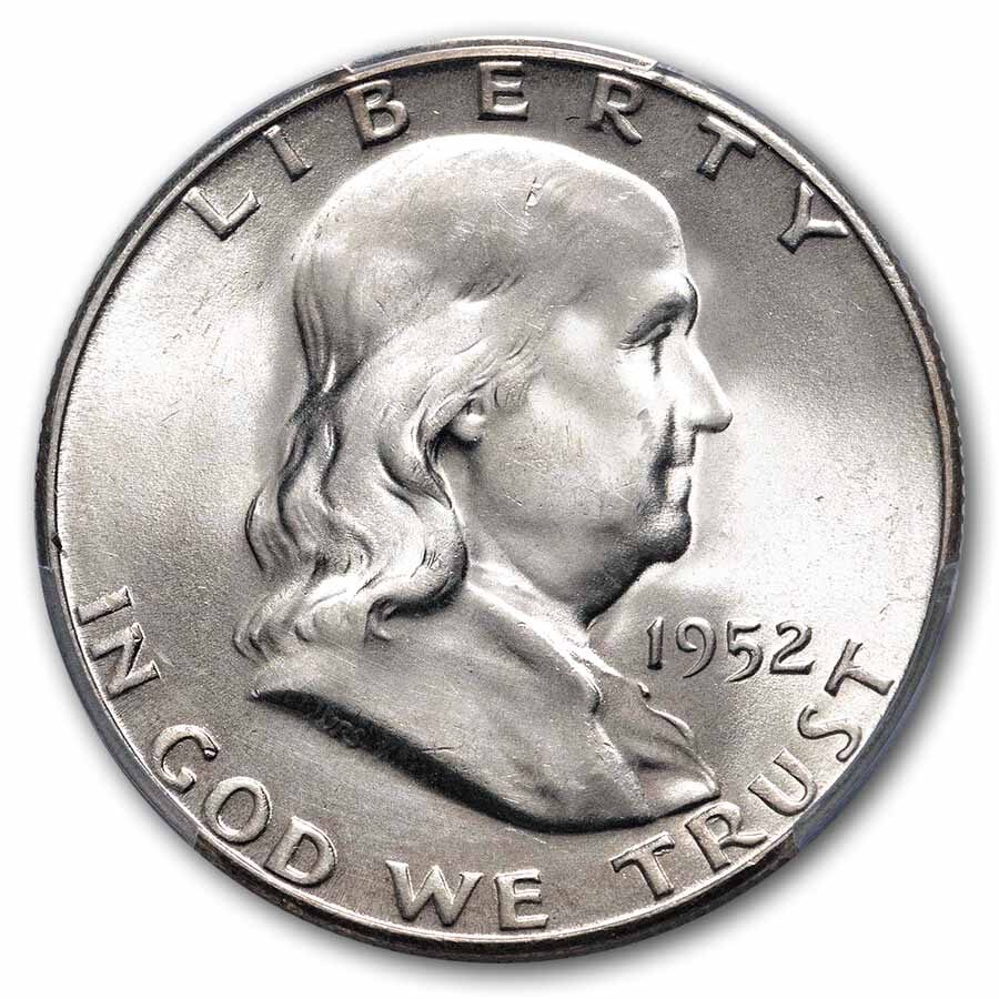 1952-S Franklin Half Dollar MS-64 PCGS (FBL)