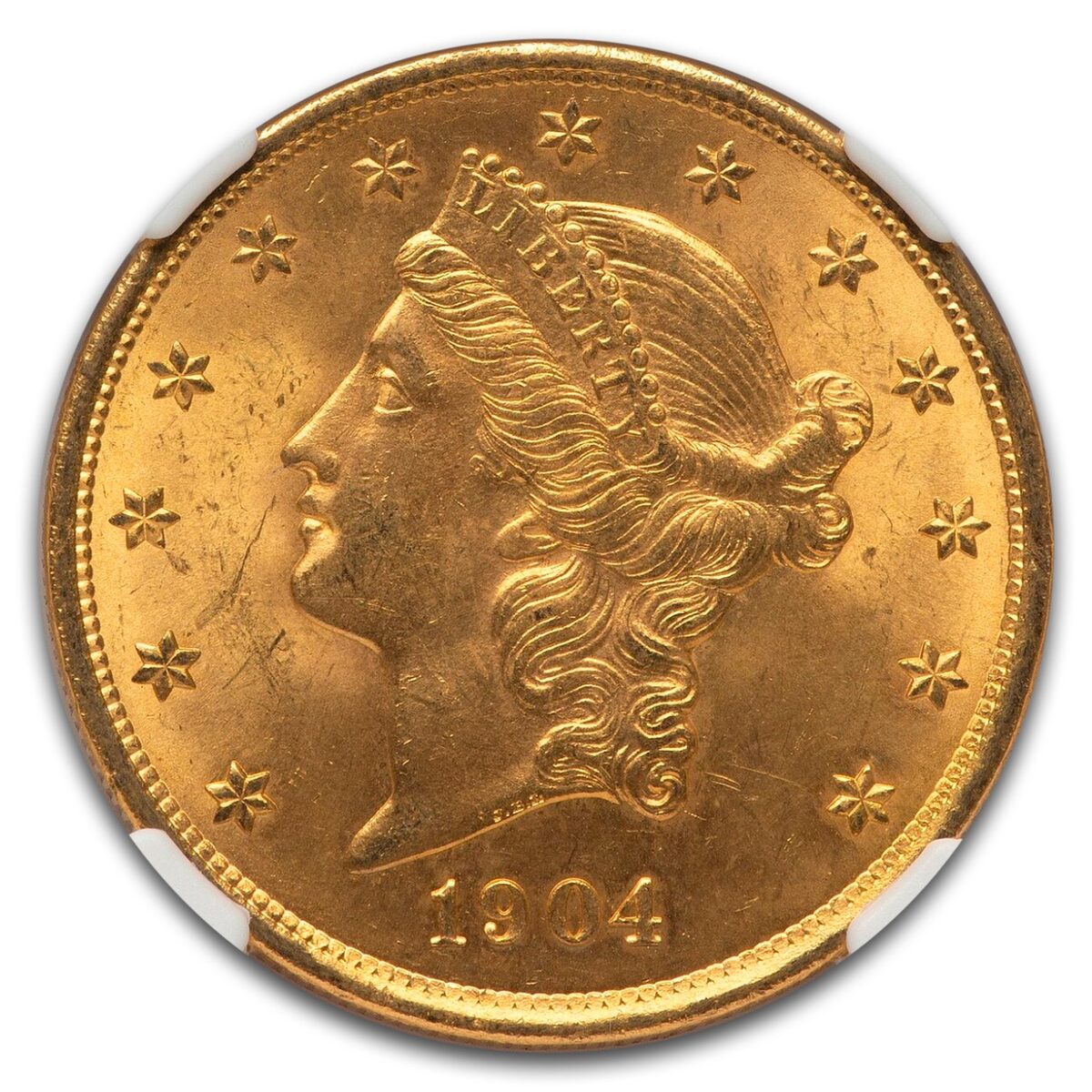 1904 $20 Liberty Gold Double Eagle MS-65 NGC