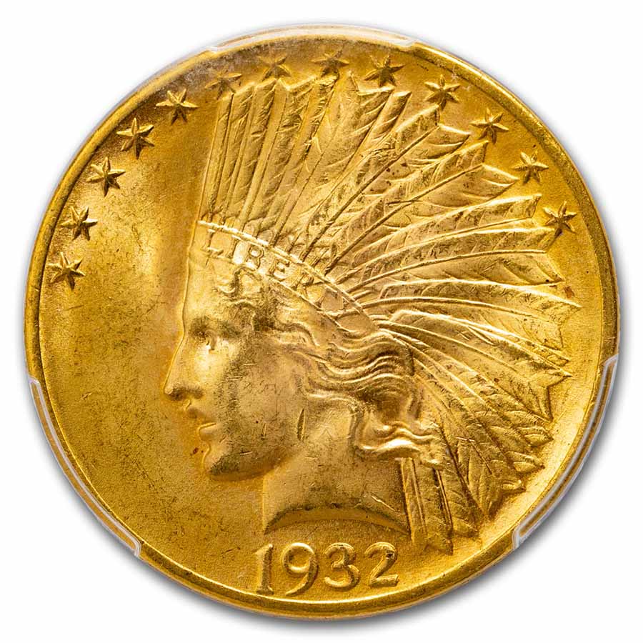 1932 $10 Indian Gold Eagle MS-65 PCGS