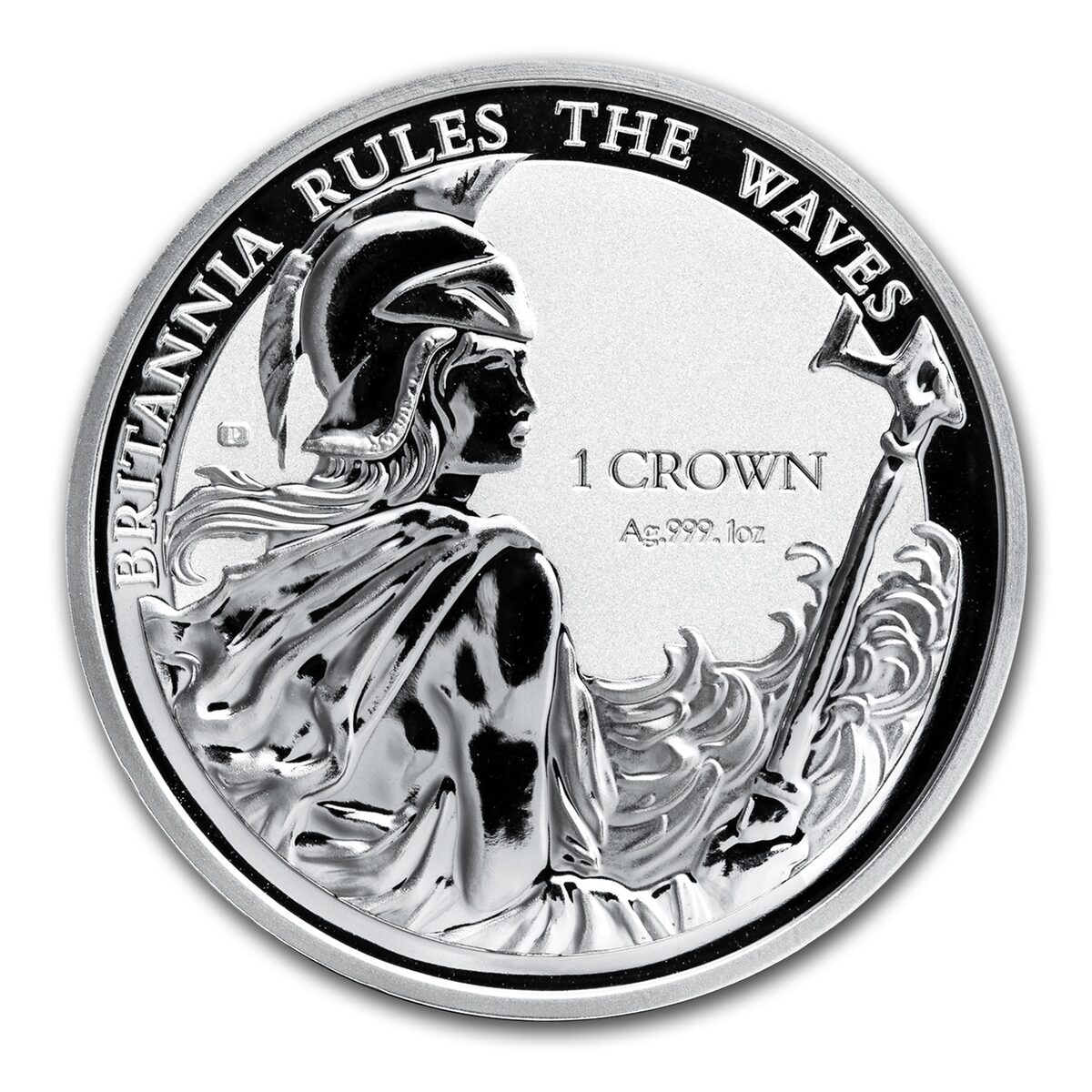 2017 Falkland Islands 1 oz Silver Britannia Reverse Proof