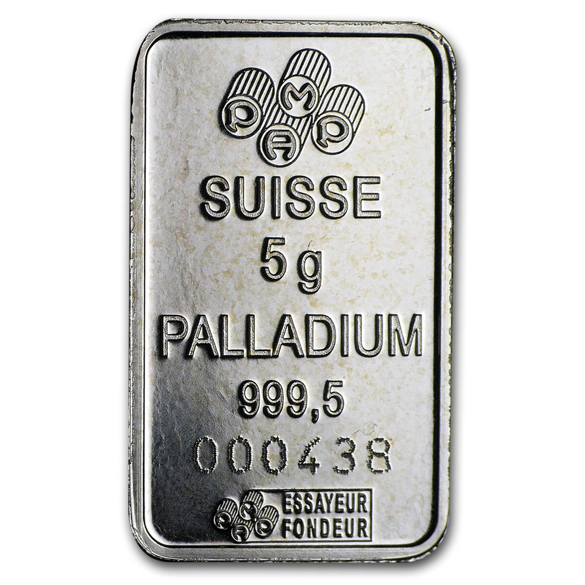 5 gram Palladium Bar - Secondary Market