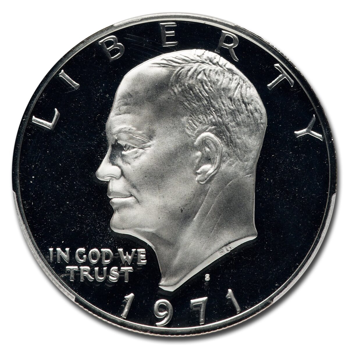 1971-S Silver Eisenhower Dollar PR-70 PCGS