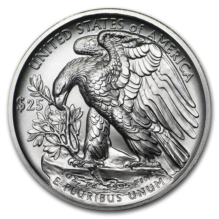 2017 1 oz American Palladium Eagle BU