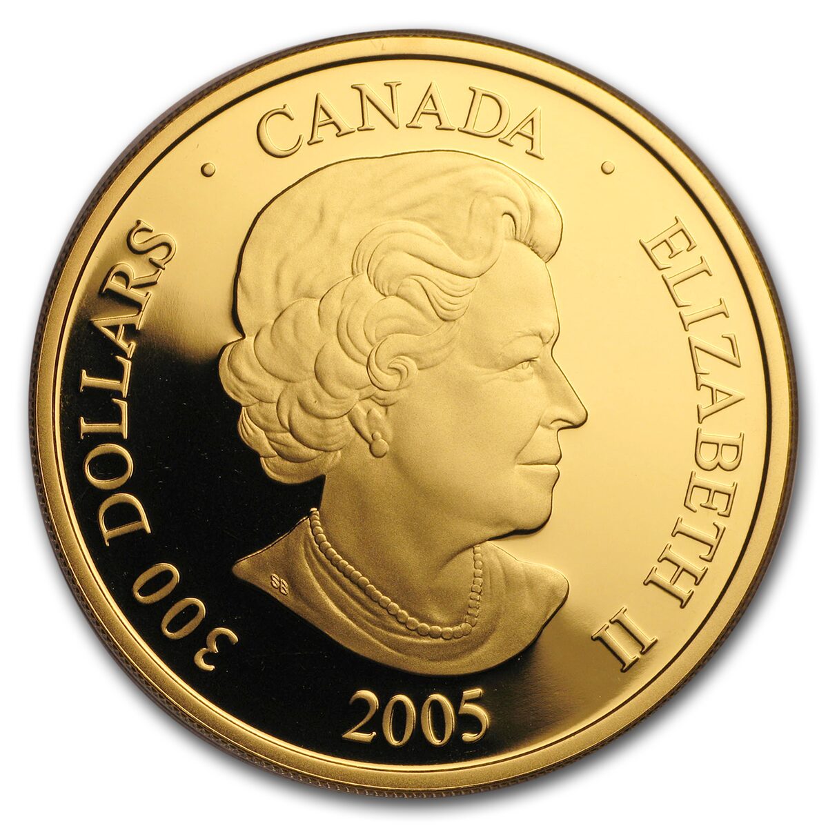 2005 Canada Proof Gold $300 Welcome Figure Totem Pole