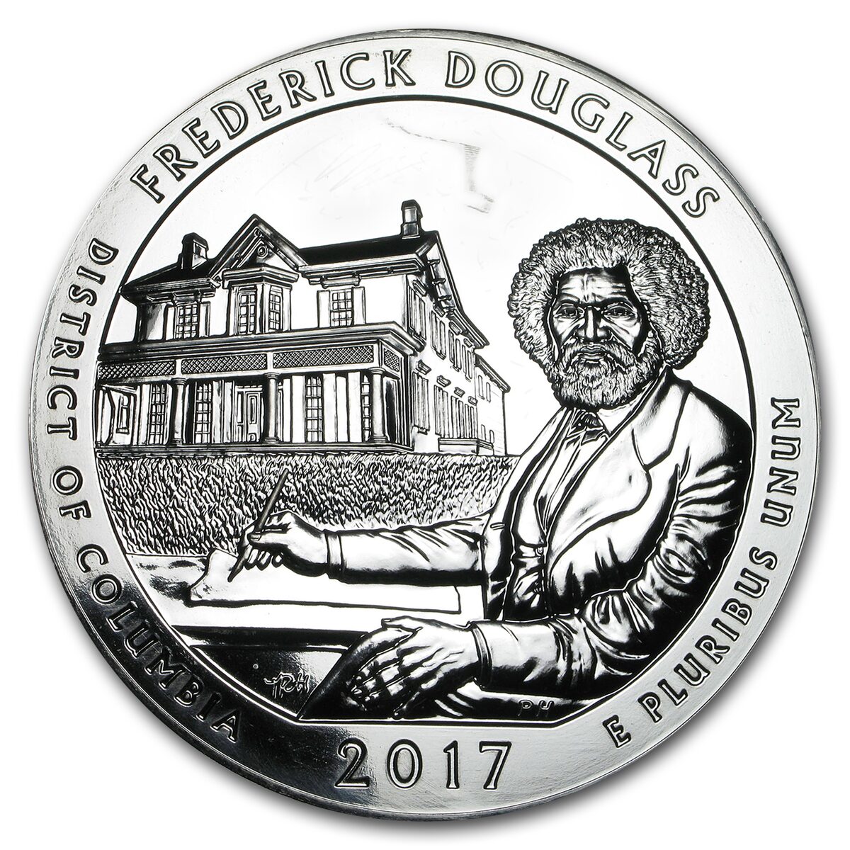 2017 5 oz Silver ATB Frederick Douglass (Scruffy)