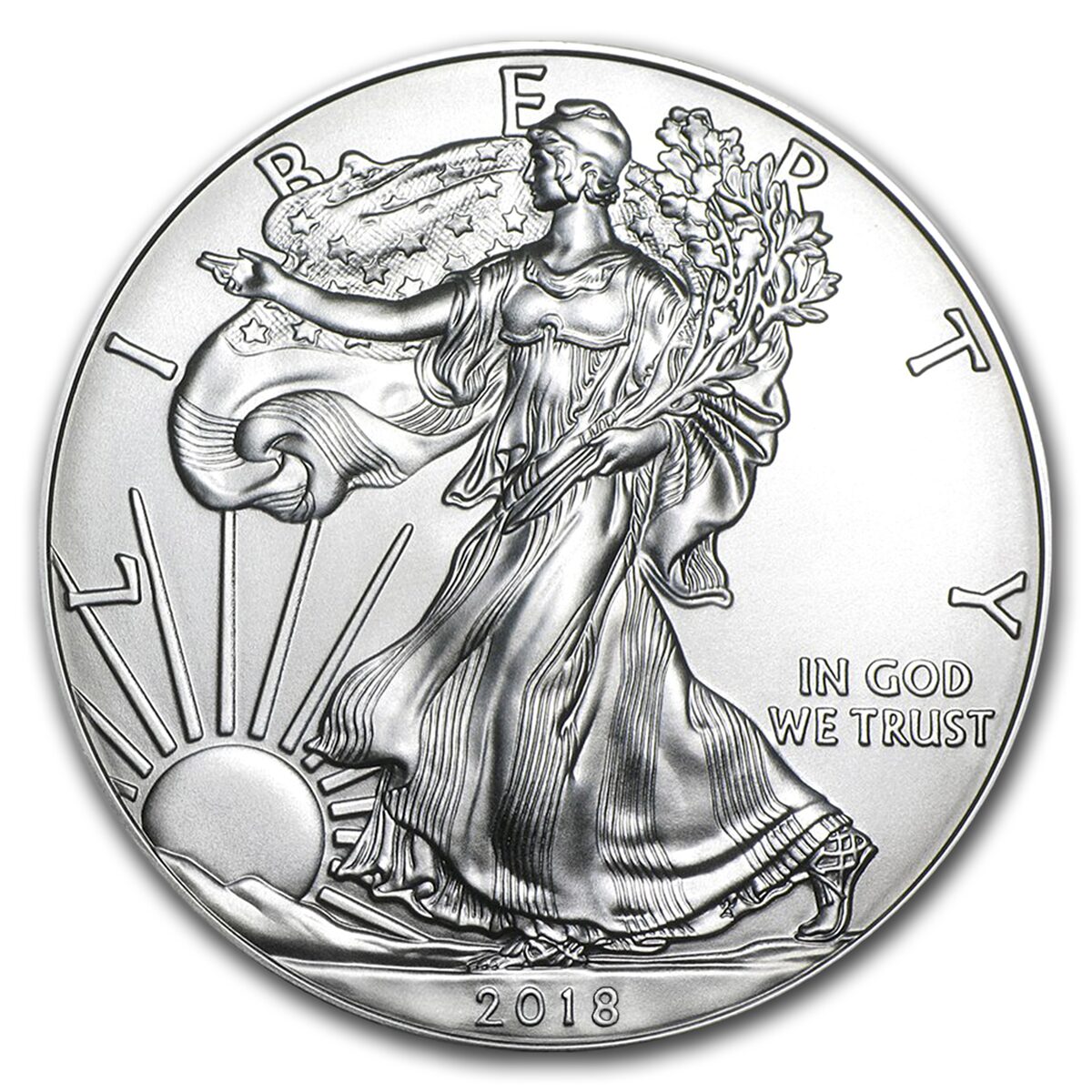 2018 1 oz American Silver Eagle (MintDirect® Premier Single)