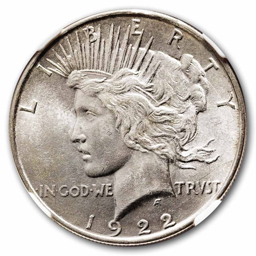 1922-D Peace Dollar MS-66 PCGS