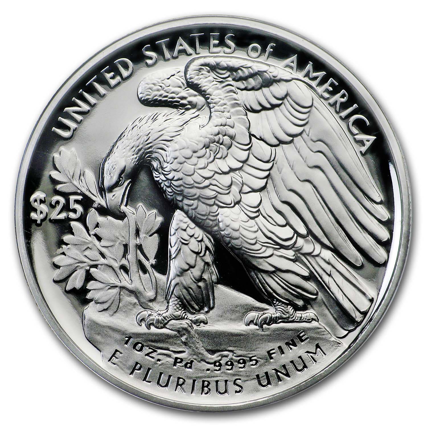 2018-W 1 oz Proof American Palladium Eagle (w/Box & COA)