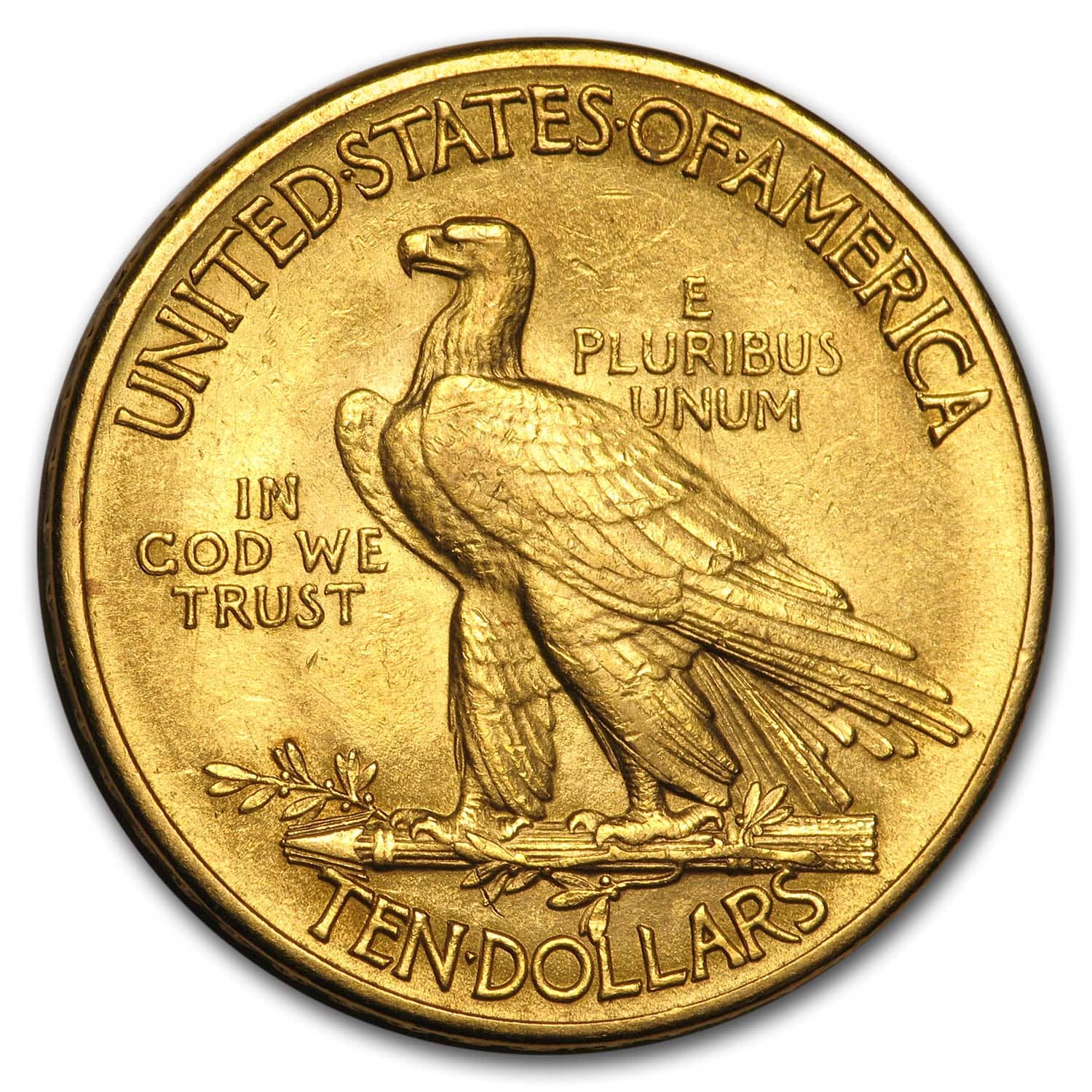 1915 $10 Indian Gold Eagle AU