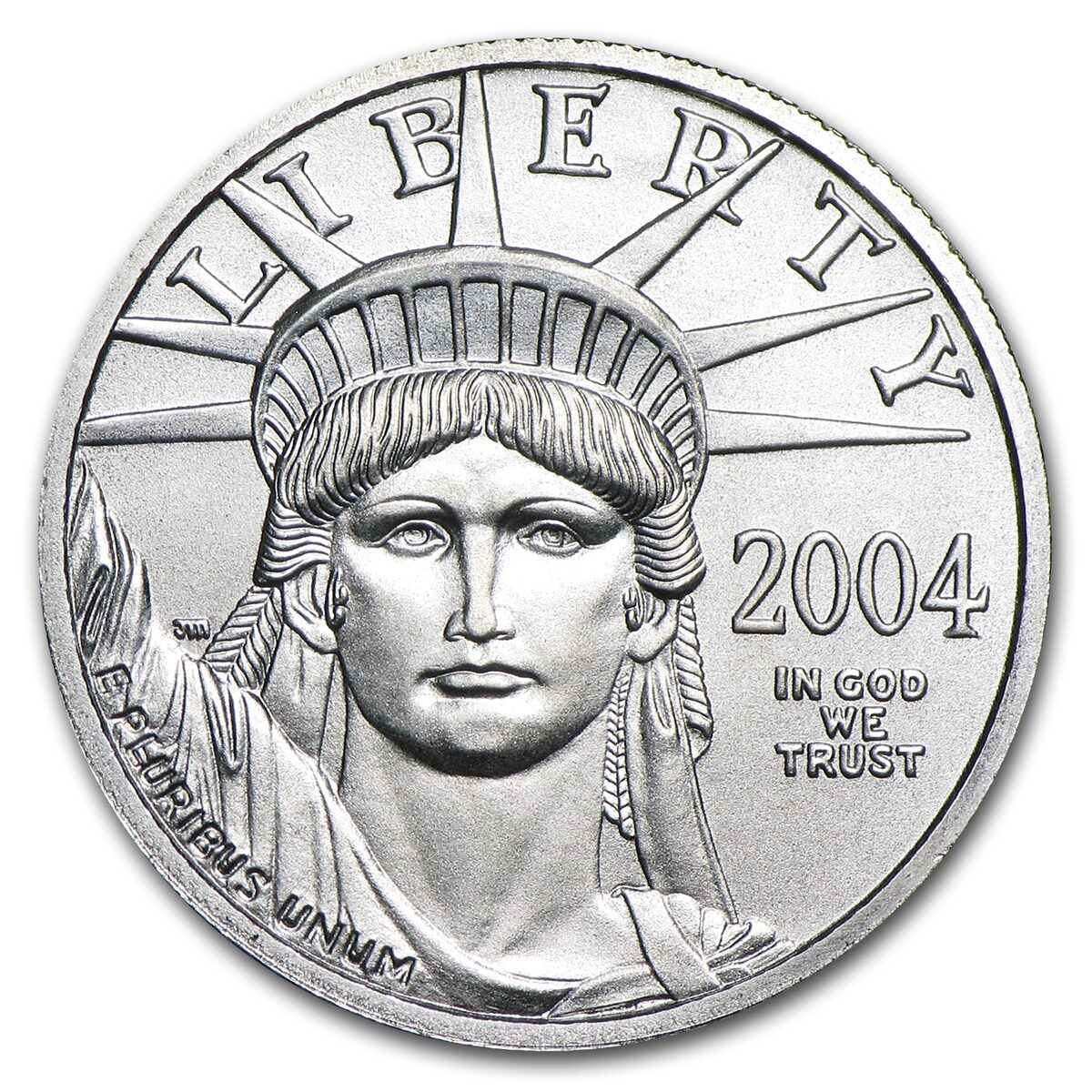 2004 1/4 oz American Platinum Eagle BU
