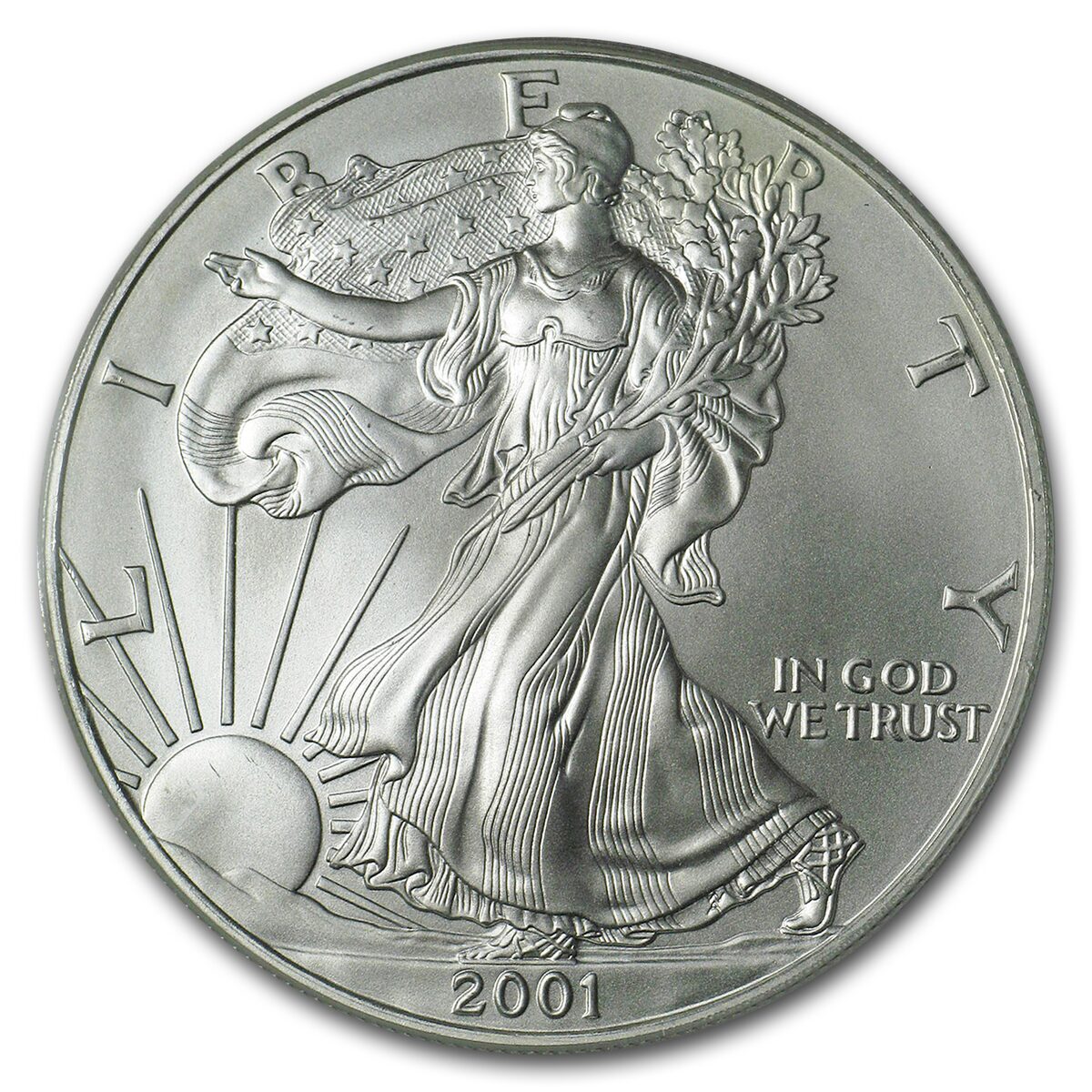 2001 American Silver Eagle MS-69 PCGS (FirstStrike®)