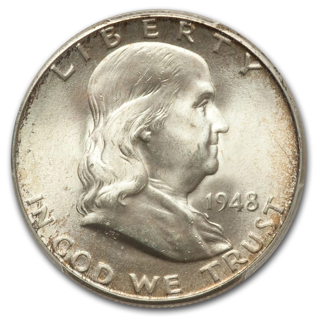 1948-D Franklin Half Dollar MS-66 PCGS (FBL)
