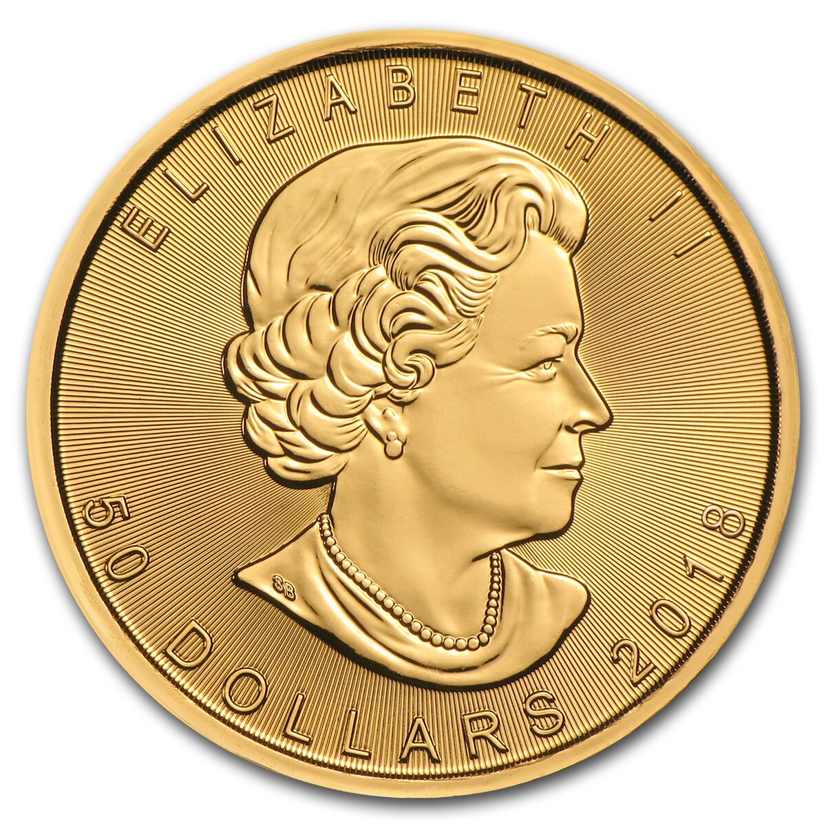 2018 Canada 1 oz Gold Maple Leaf BU