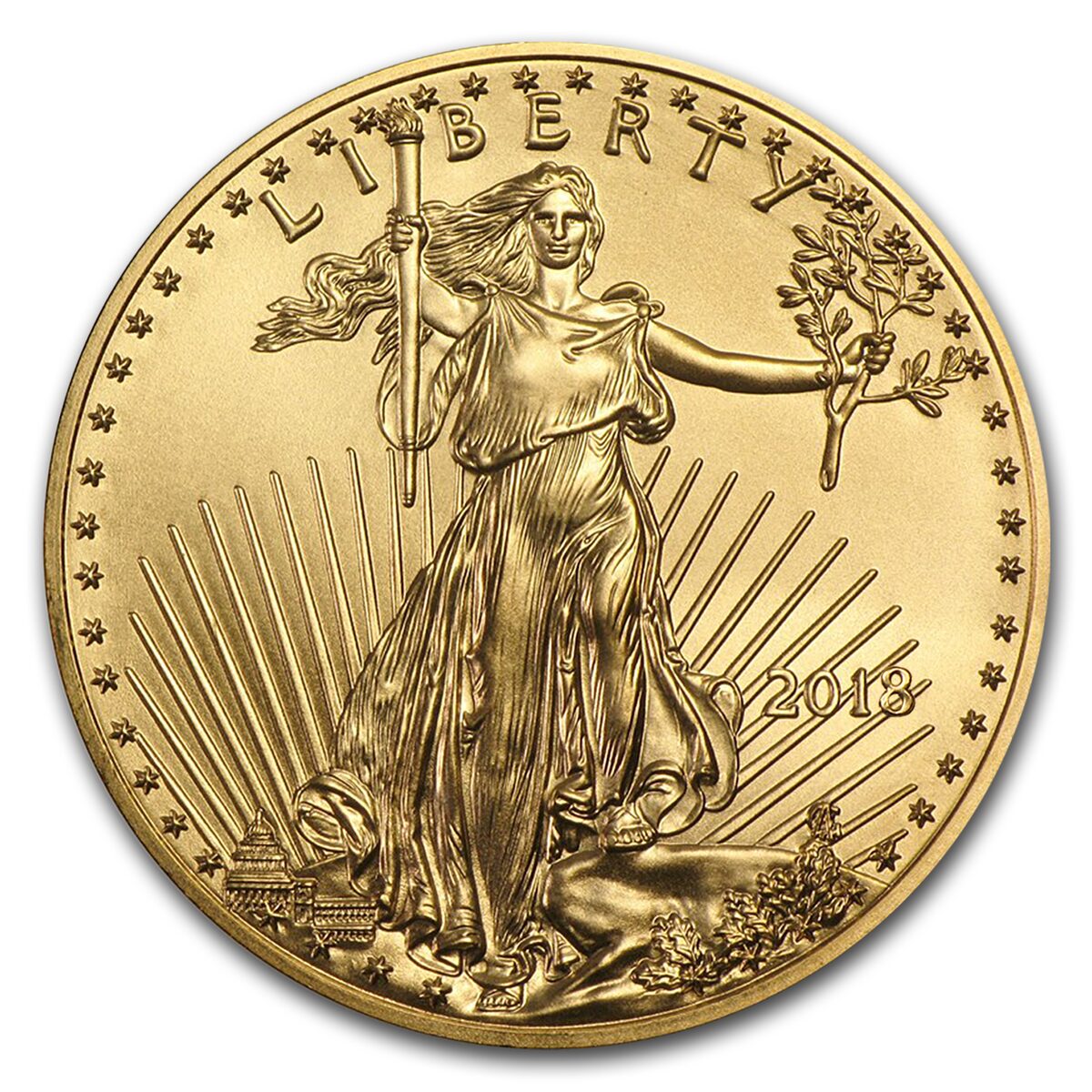 2018 1 oz American Gold Eagle MS-70 NGC (Early Releases)