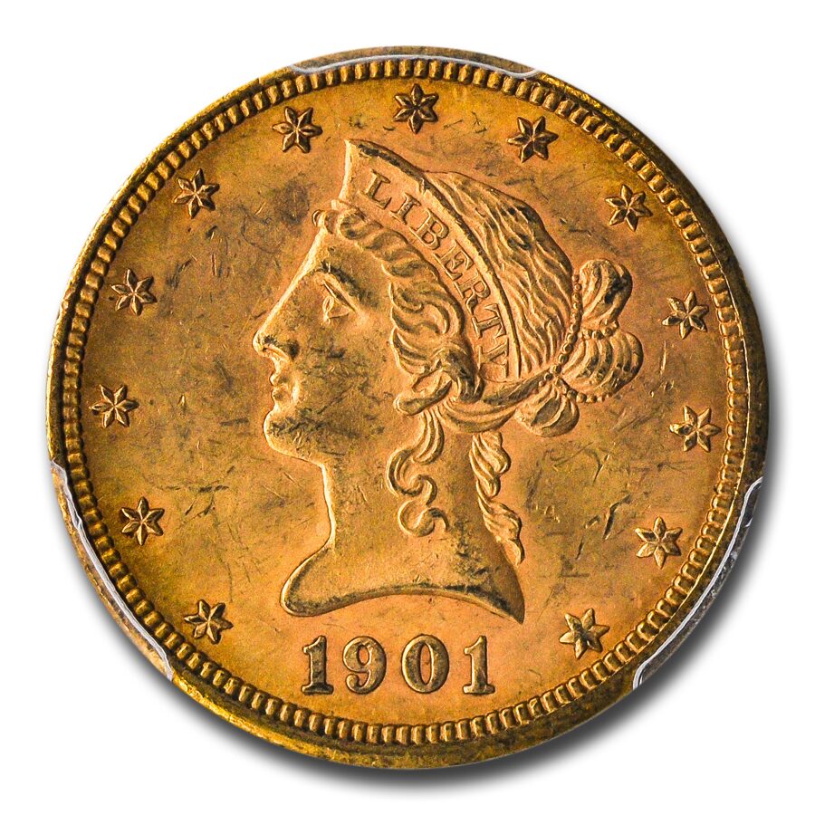 1901-O $10 Liberty Gold Eagle MS-63 PCGS