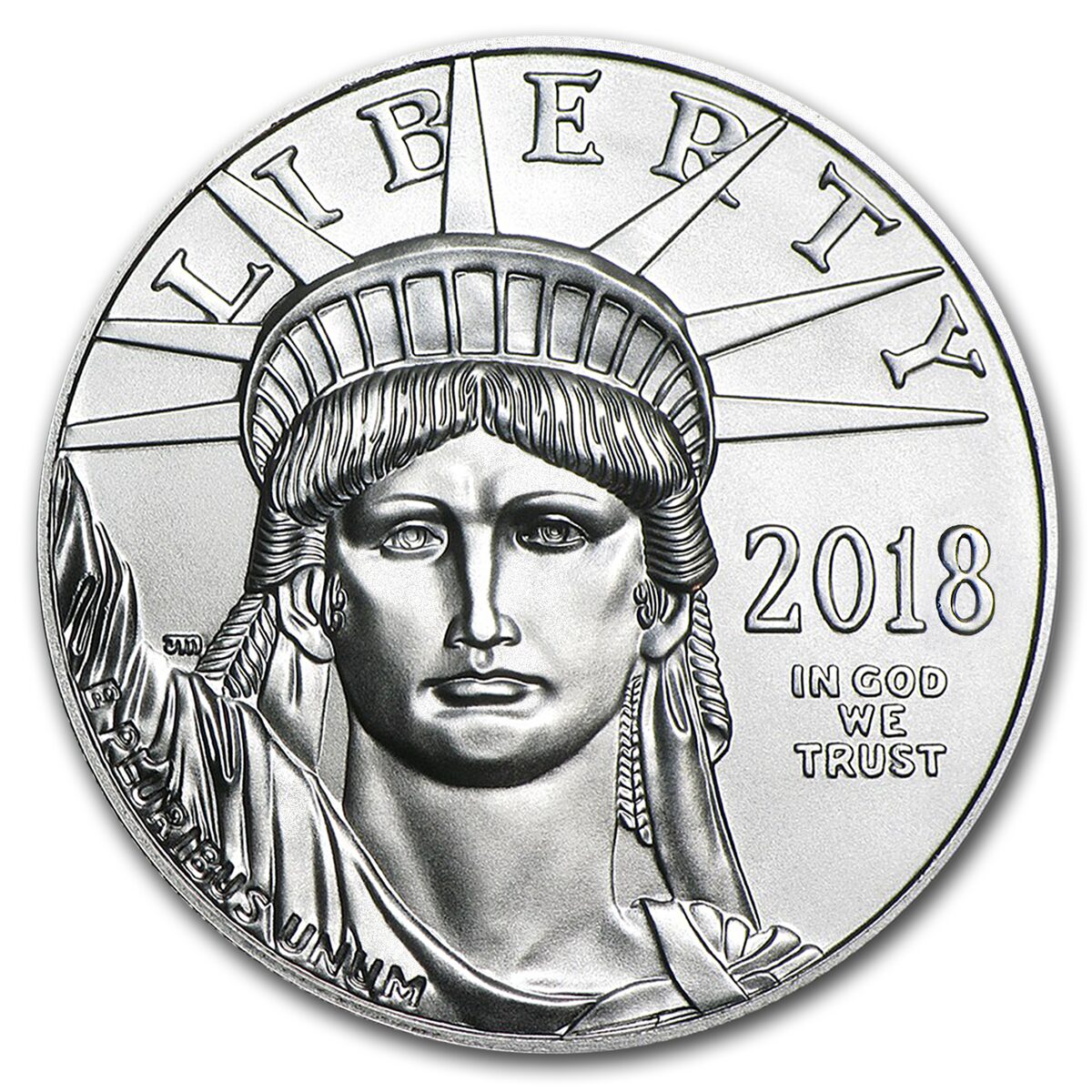 2018 1 oz American Platinum Eagle MS-69 PCGS (FS, Liberty Label)