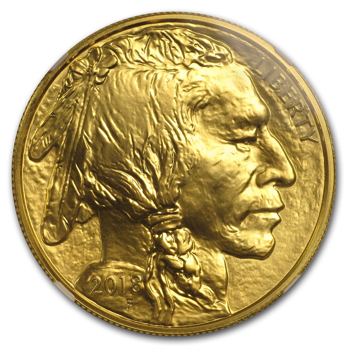 2018 1 oz Gold Buffalo MS-70 NGC