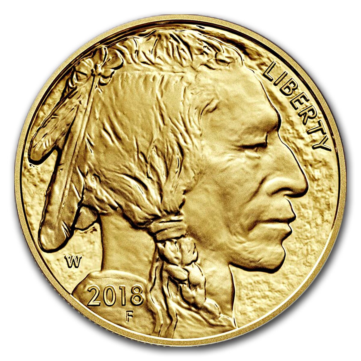 2018-W 1 oz Proof Gold Buffalo PR-70 PCGS (FS, Black Diamond)