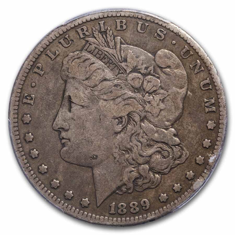 1889-CC Morgan Dollar Fine-15 PCGS