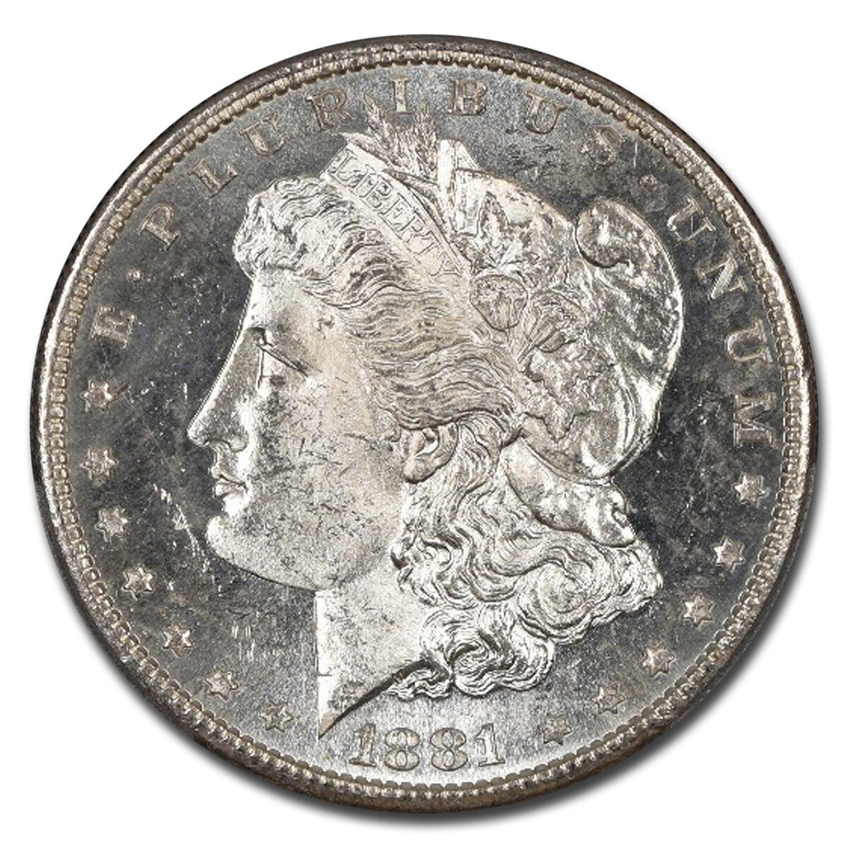 1881-S Morgan Dollar MS-63 PL PCGS