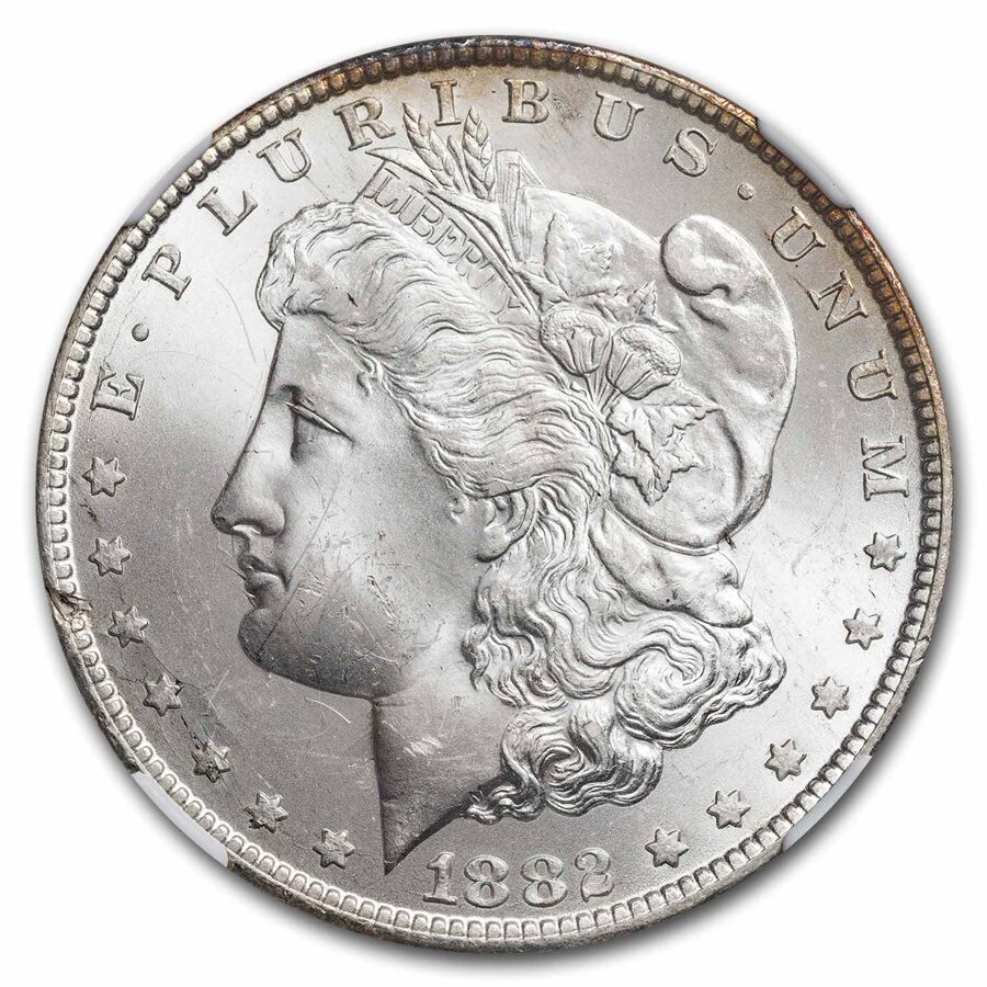 1882-CC Morgan Dollar MS-63 NGC