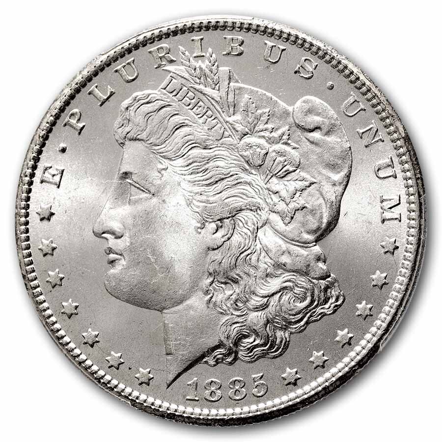 1885-CC Morgan Dollar MS-64 PCGS