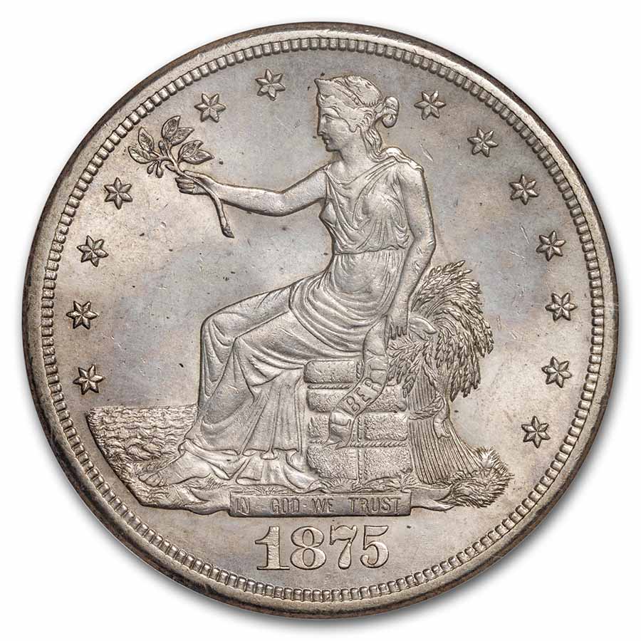 1875-S Trade Dollar MS-63 NGC