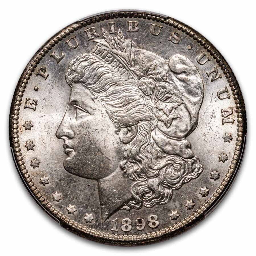 1898-S Morgan Dollar MS-64 PCGS