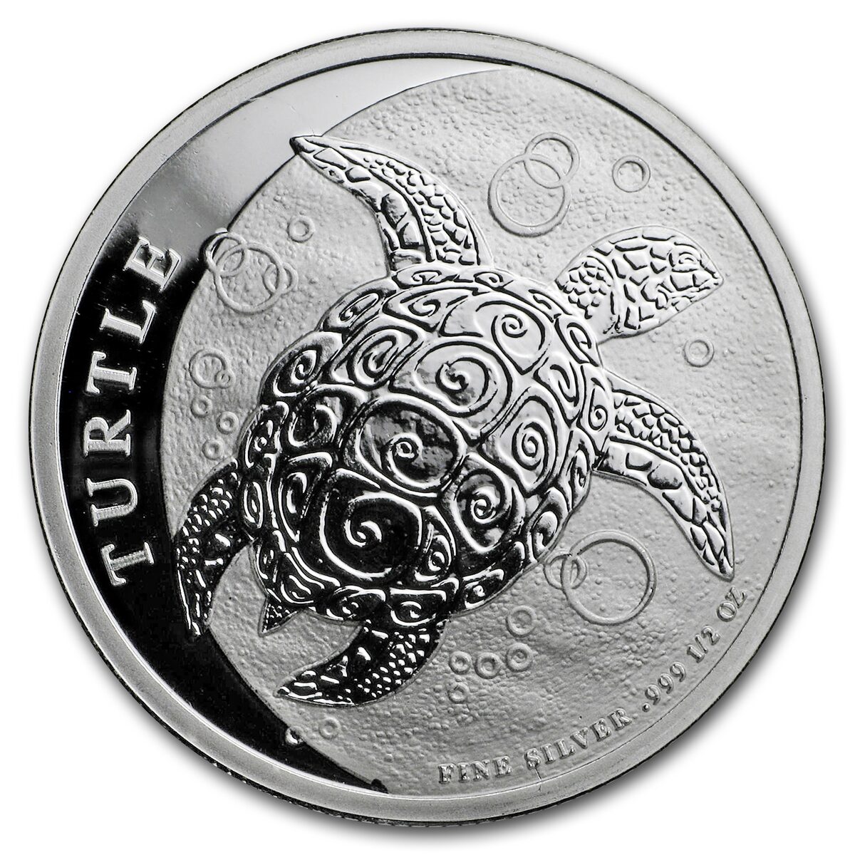 2018 Niue 1/2 oz Silver $1 Hawksbill Turtle BU