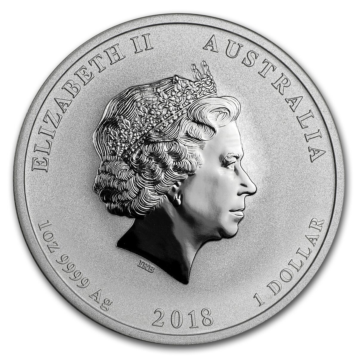 2018 Australia 1 oz Silver Lunar Dog BU (Series II)
