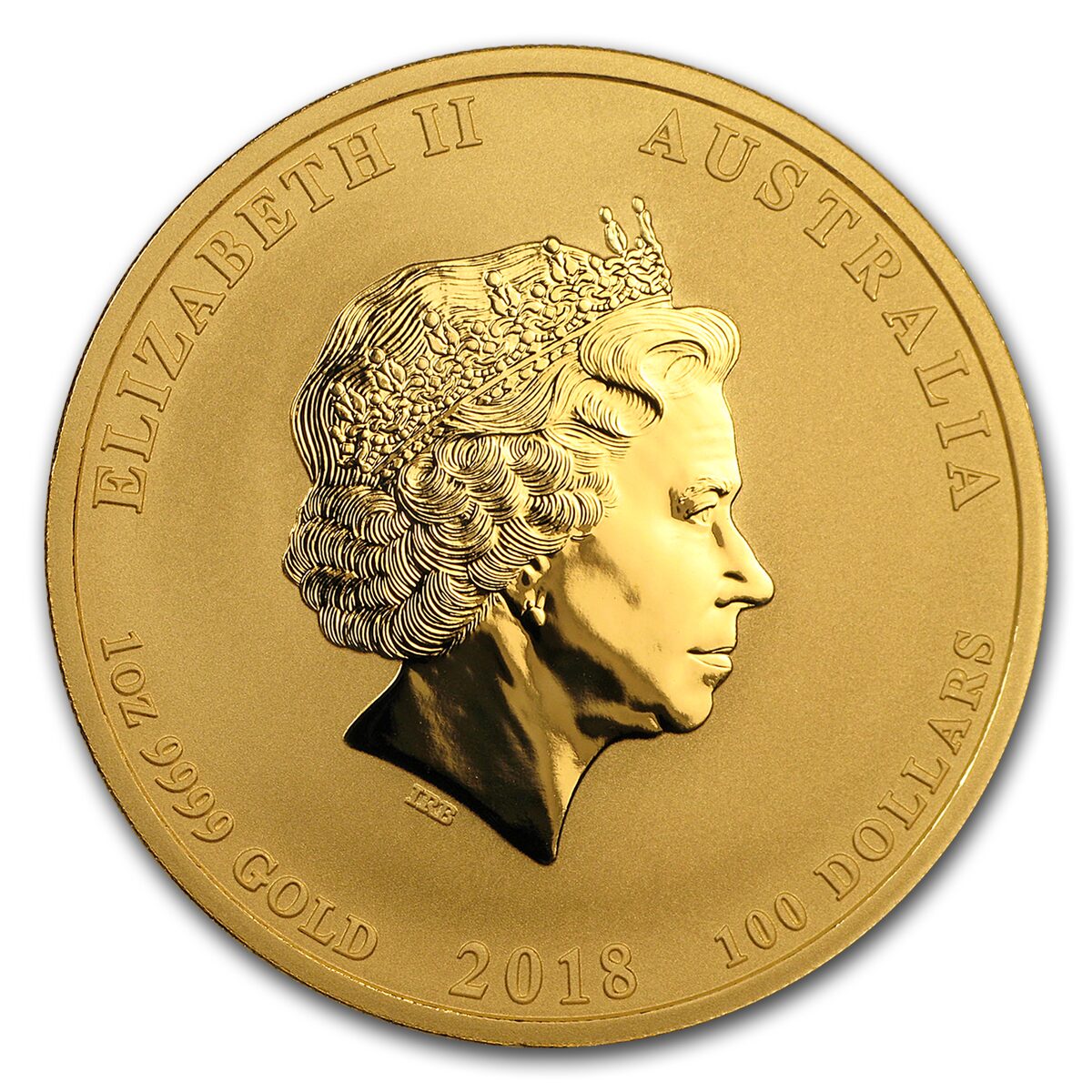 2018 Australia 1 oz Gold Lunar Dog BU (Series II)