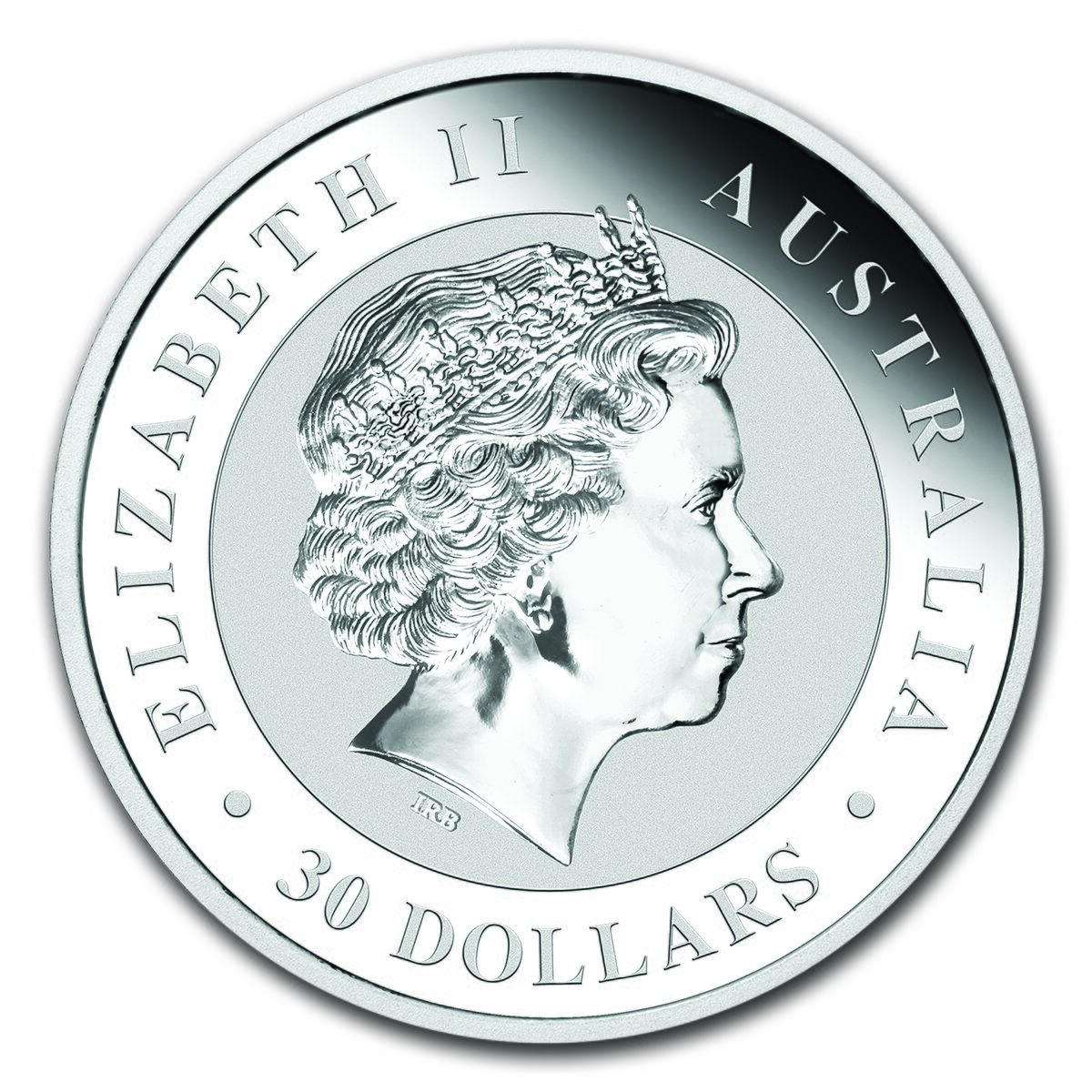 2018 Australia 1 kilo Silver Kookaburra BU