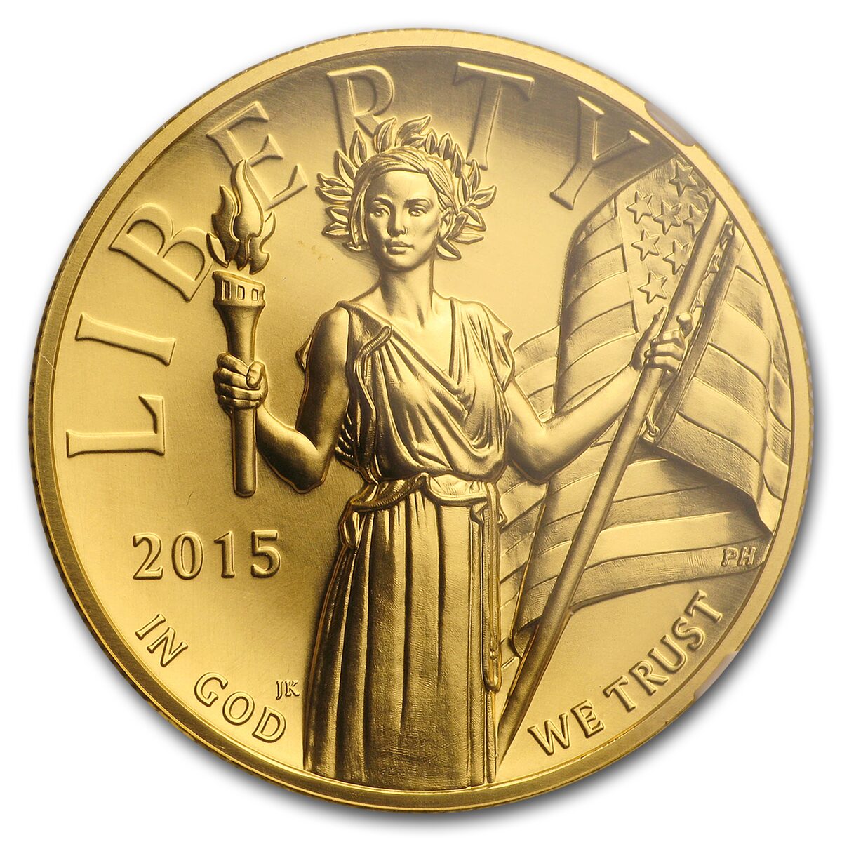 2015-W HR American Liberty Gold MS-70 NGC (ER, Blue Label)