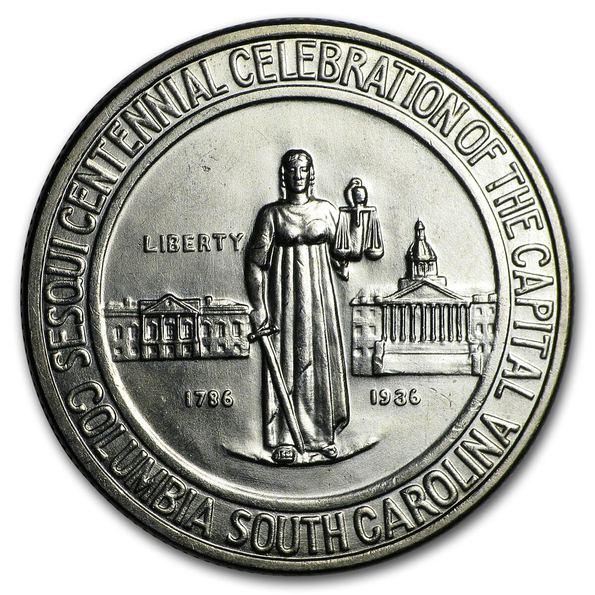1936 Columbia Commemorative Half BU