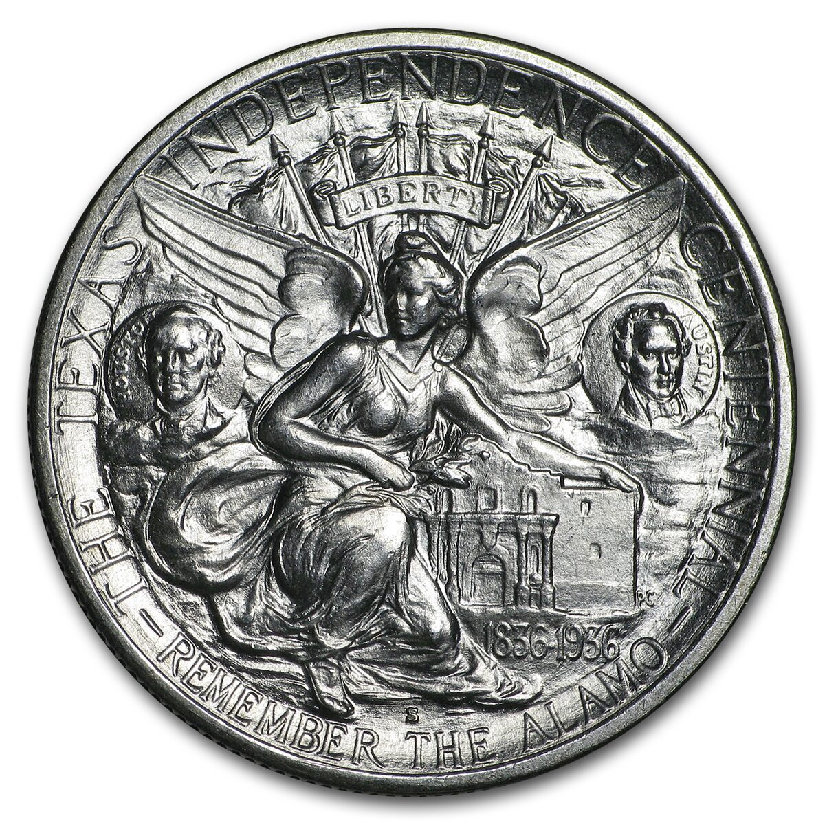 1935-S Texas Independence Centennial Half BU