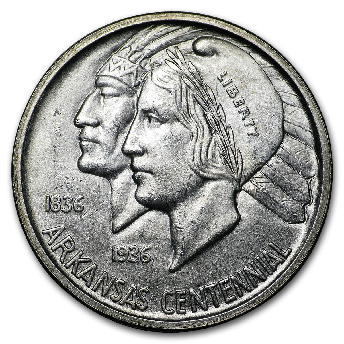 1935-S Arkansas Centennial Half Dollar Commem BU