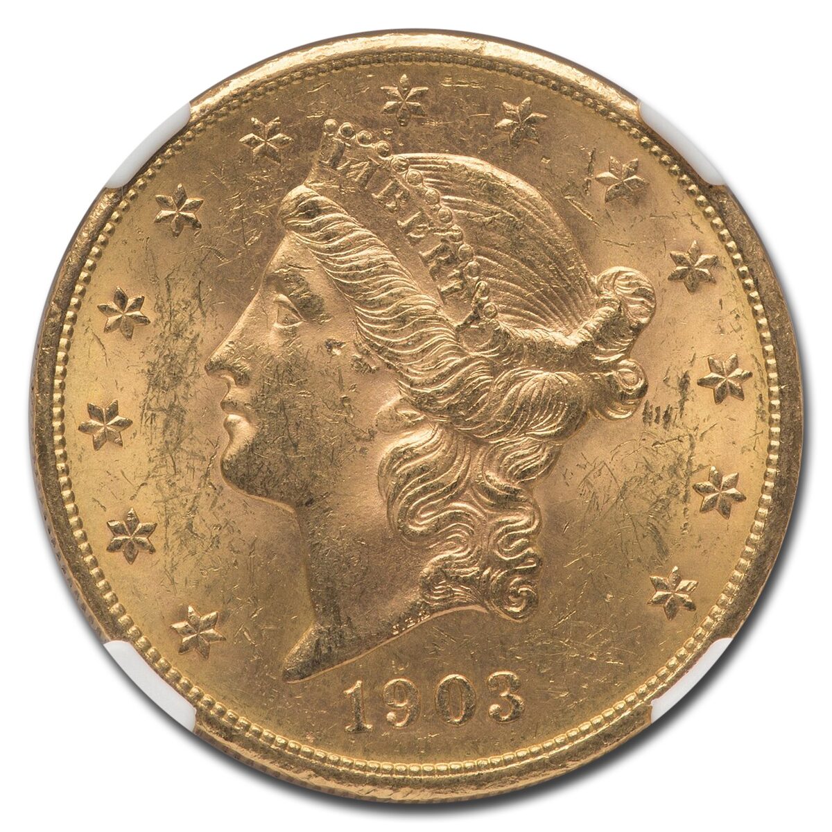 1903-S $20 Liberty Gold Double Eagle MS-61 NGC