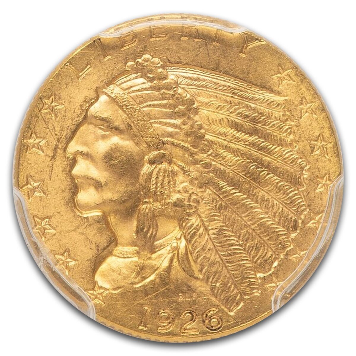 1926 $2.50 Indian Gold Quarter Eagle MS-63 PCGS CAC