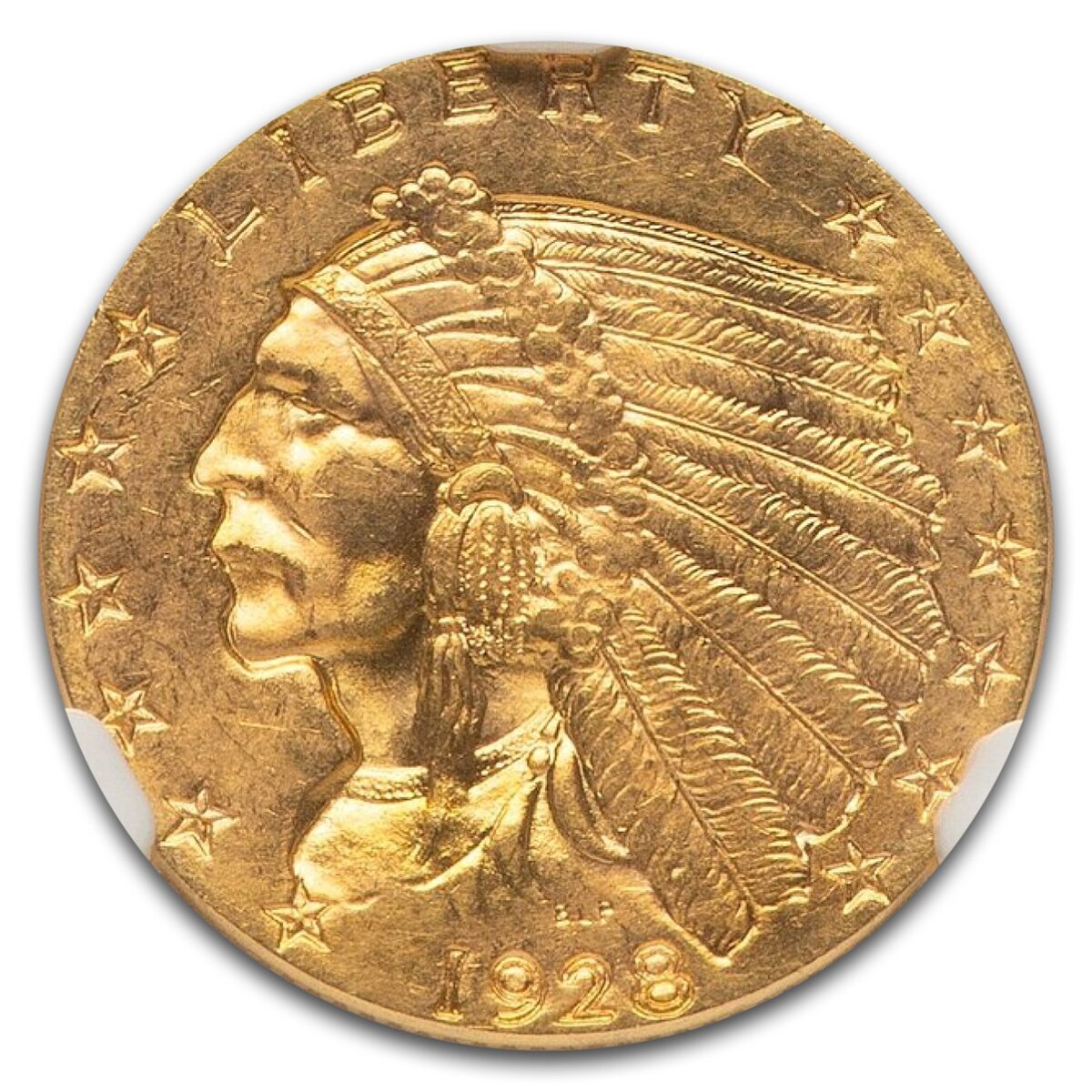 1928 $2.50 Indian Gold Quarter Eagle MS-65 NGC