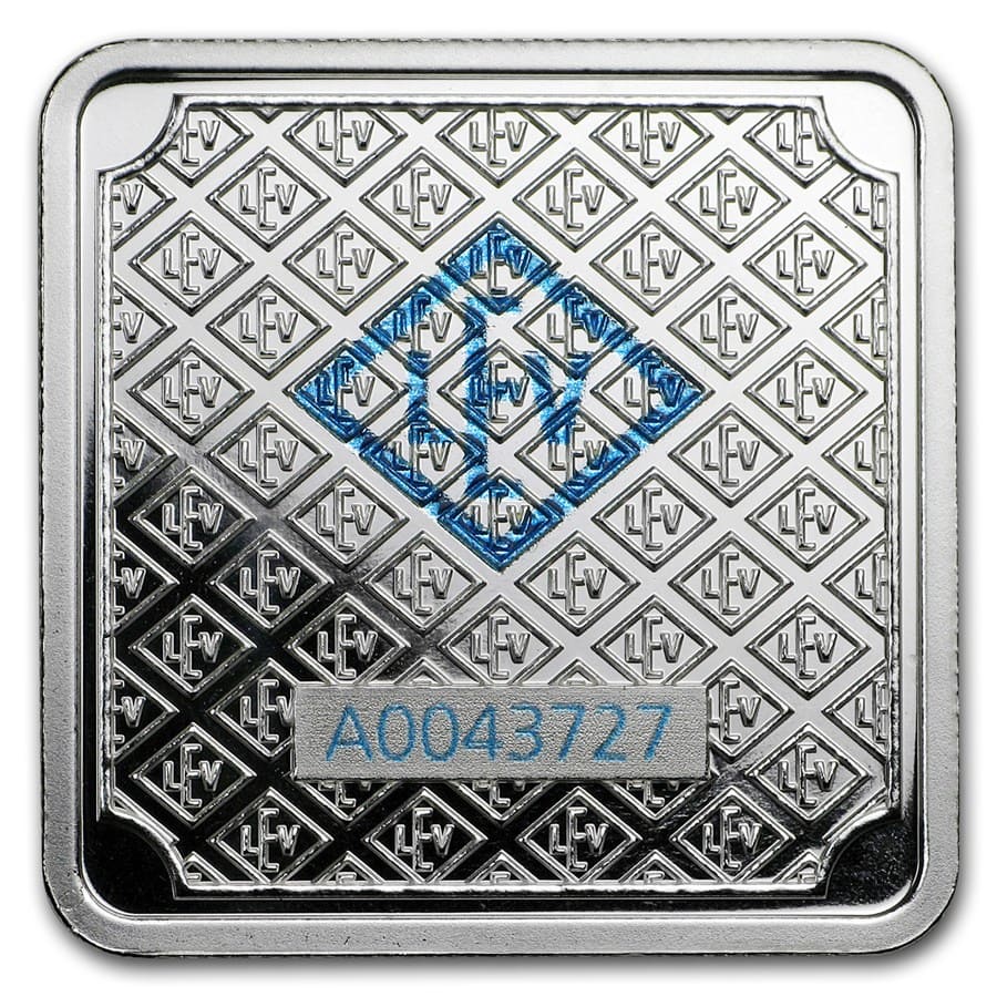 1 oz Silver Bar - Geiger Edelmetalle (Original Square Series)
